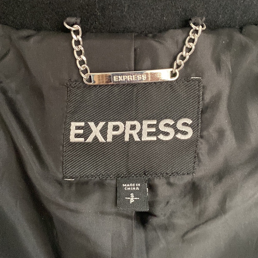 Express - Wool Coat - Small - Black - image 6